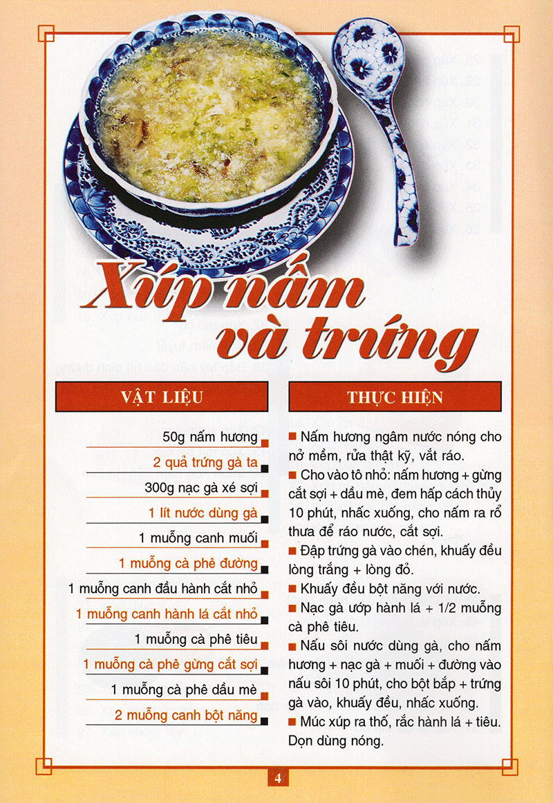 món ăn được ưa thích - món xúp