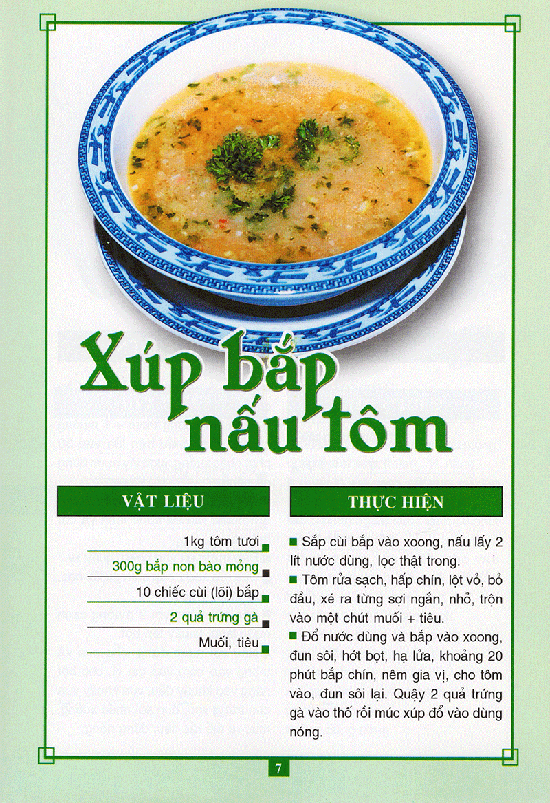 món ăn được ưa thích - món xúp