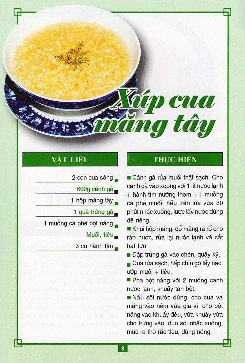 món ăn được ưa thích - món xúp