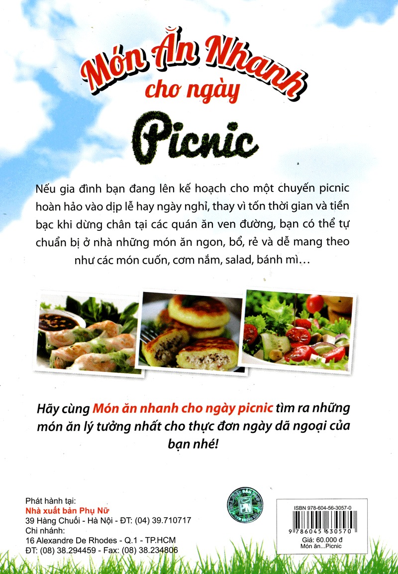 món ăn nhanh cho ngày picnic