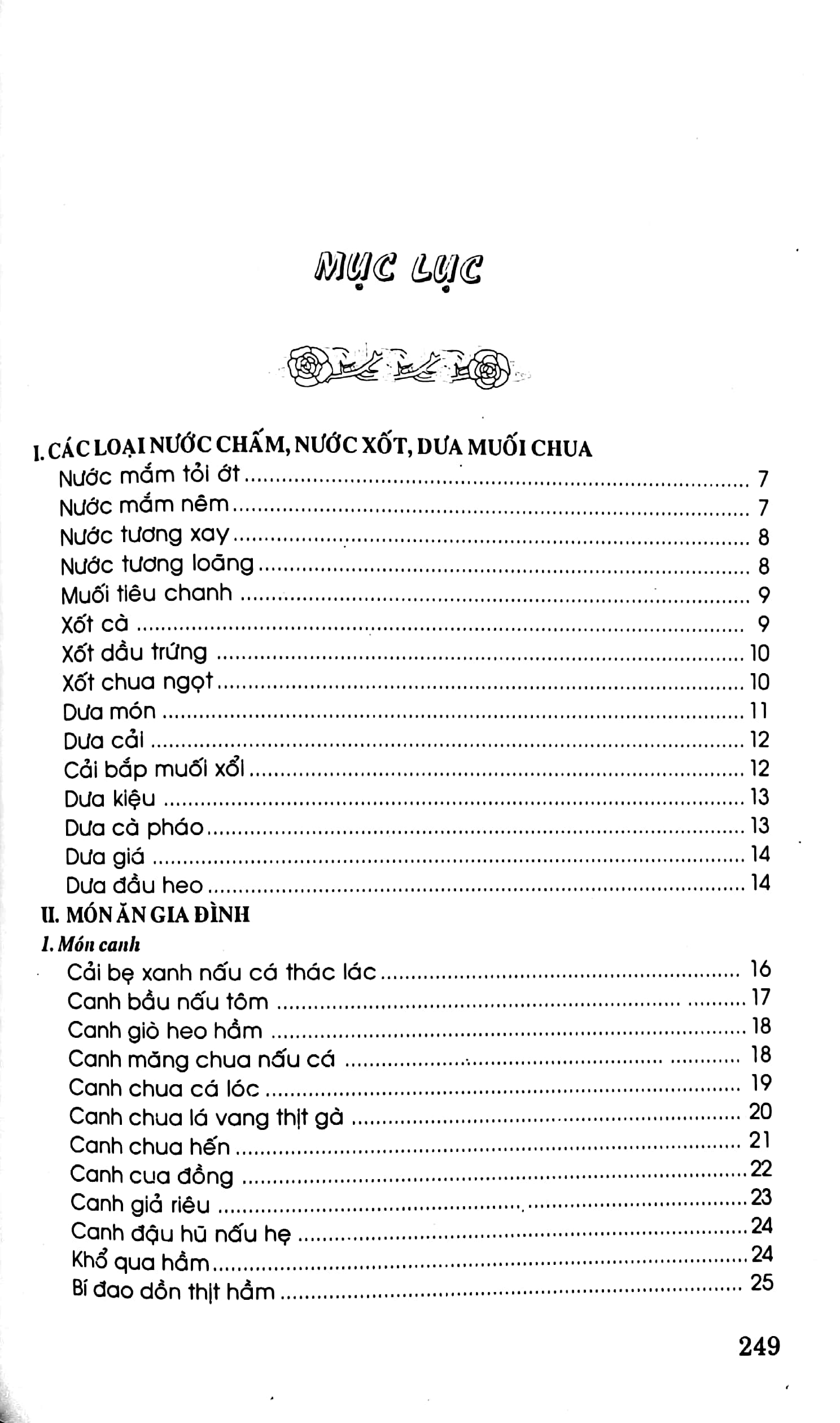 món ăn việt nam gia đình và đãi tiệc