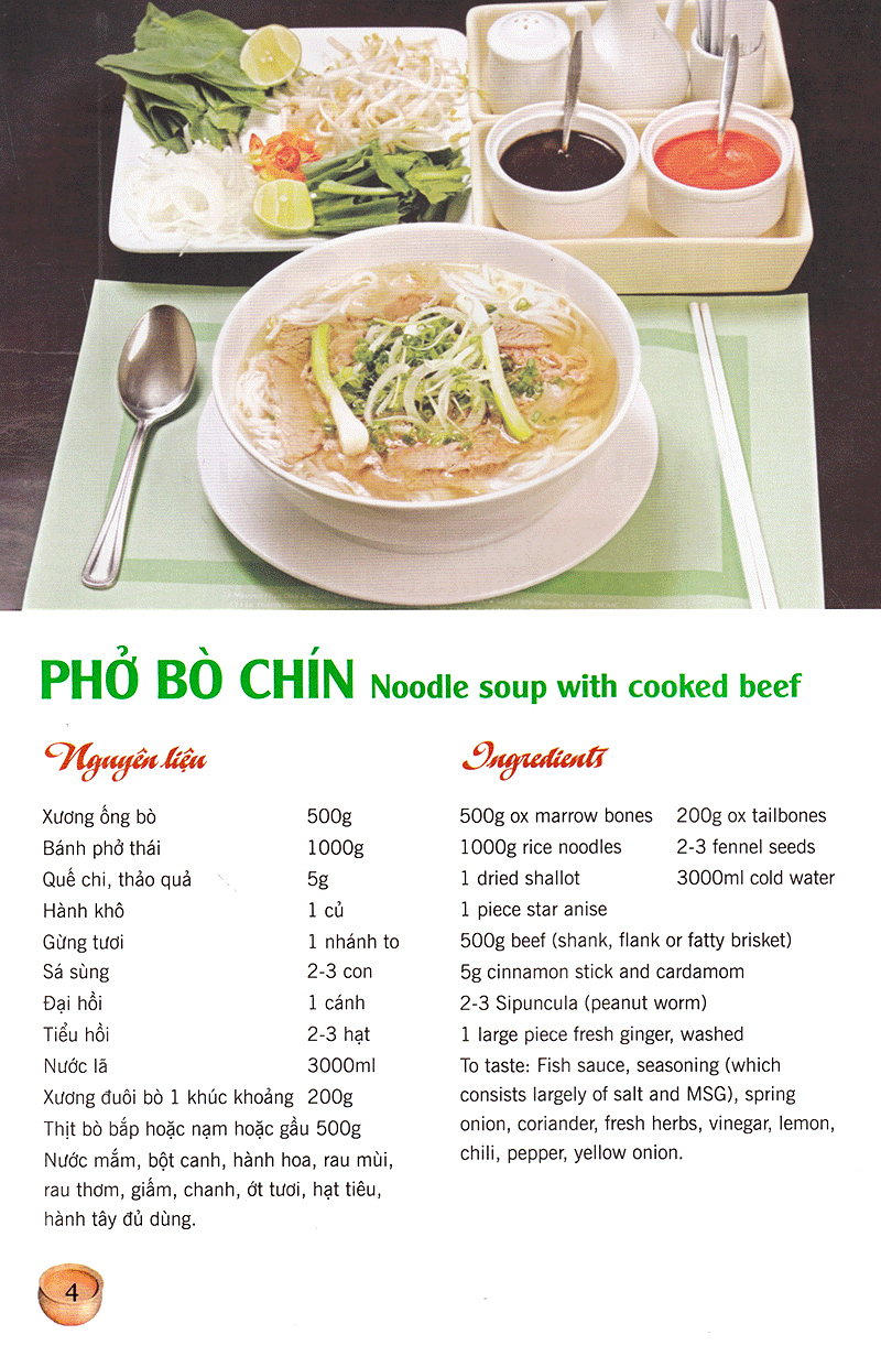 Món Ăn Việt Nam - Vietnamese Cuisine (Song Ngữ Việt-Anh)