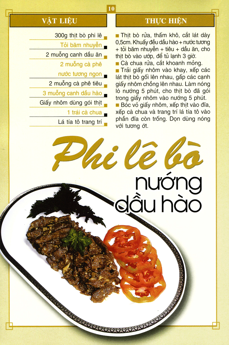 món bò - 60 món ăn được nhiều người ưa thích