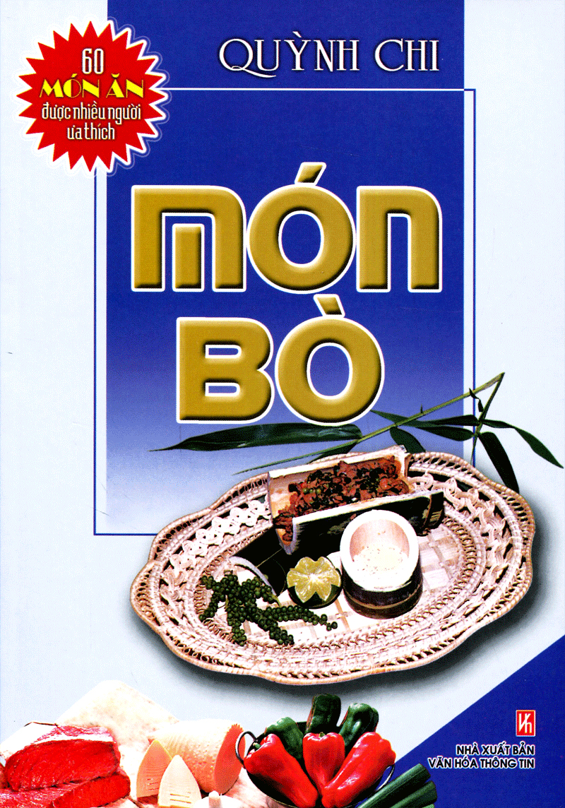 món bò - 60 món ăn được nhiều người ưa thích