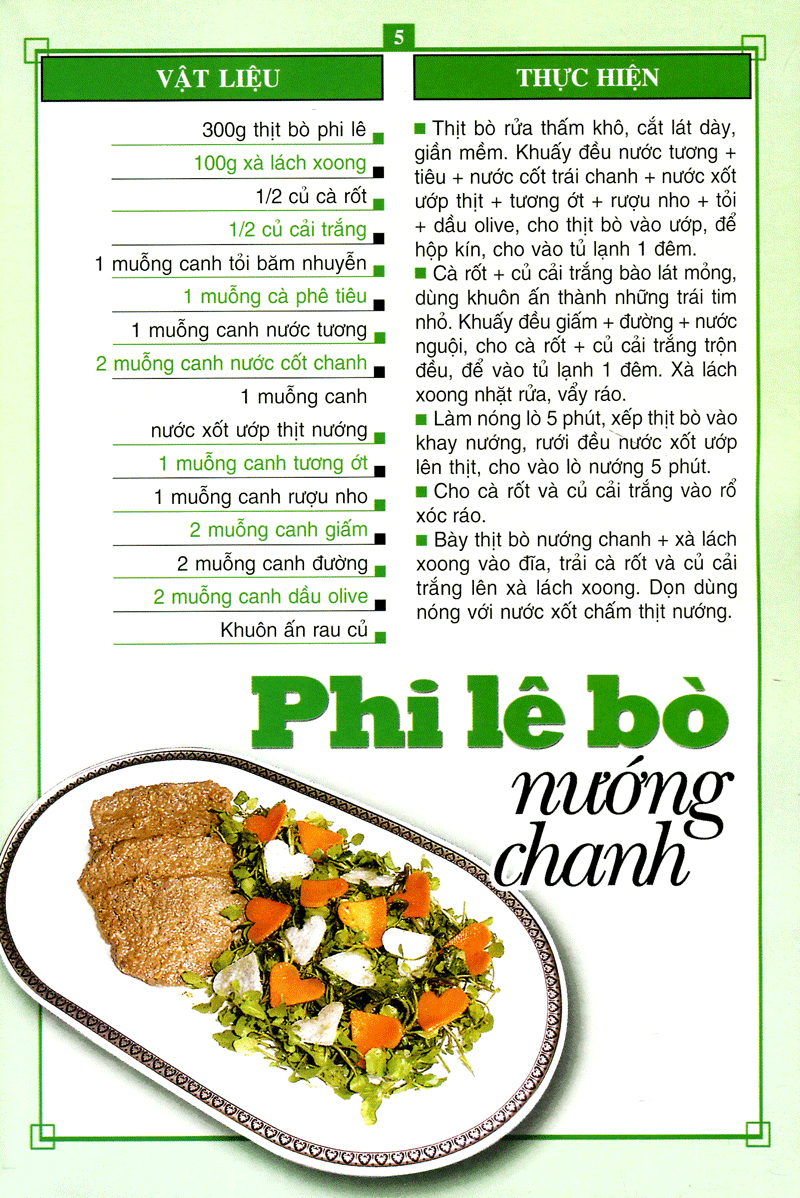 món bò - 60 món ăn được nhiều người ưa thích