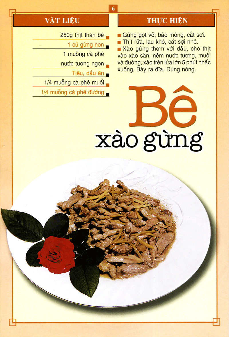 món bò - 60 món ăn được nhiều người ưa thích