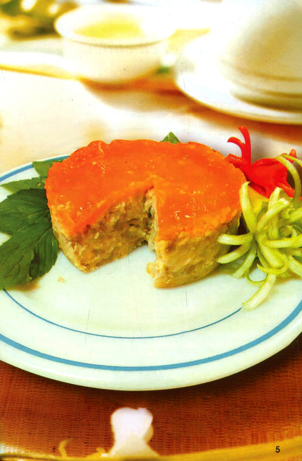 món chay đãi khách