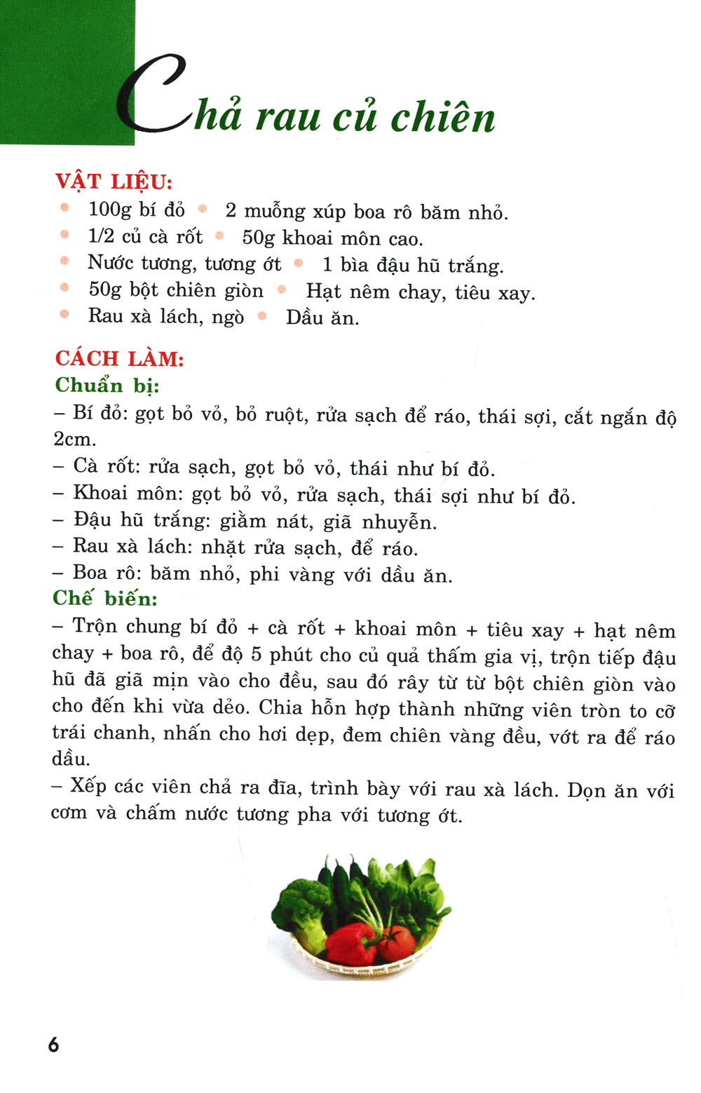 món chay đãi khách