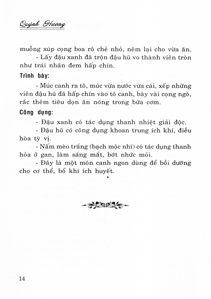món chay ngon, bỗ dưỡng