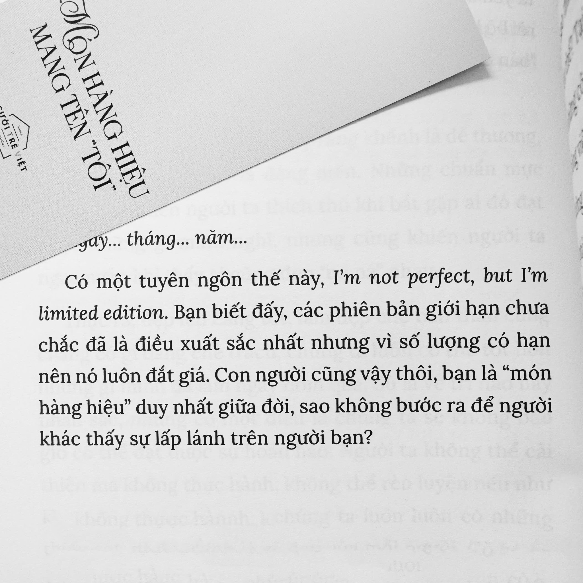 món hàng hiệu mang tên “tôi”