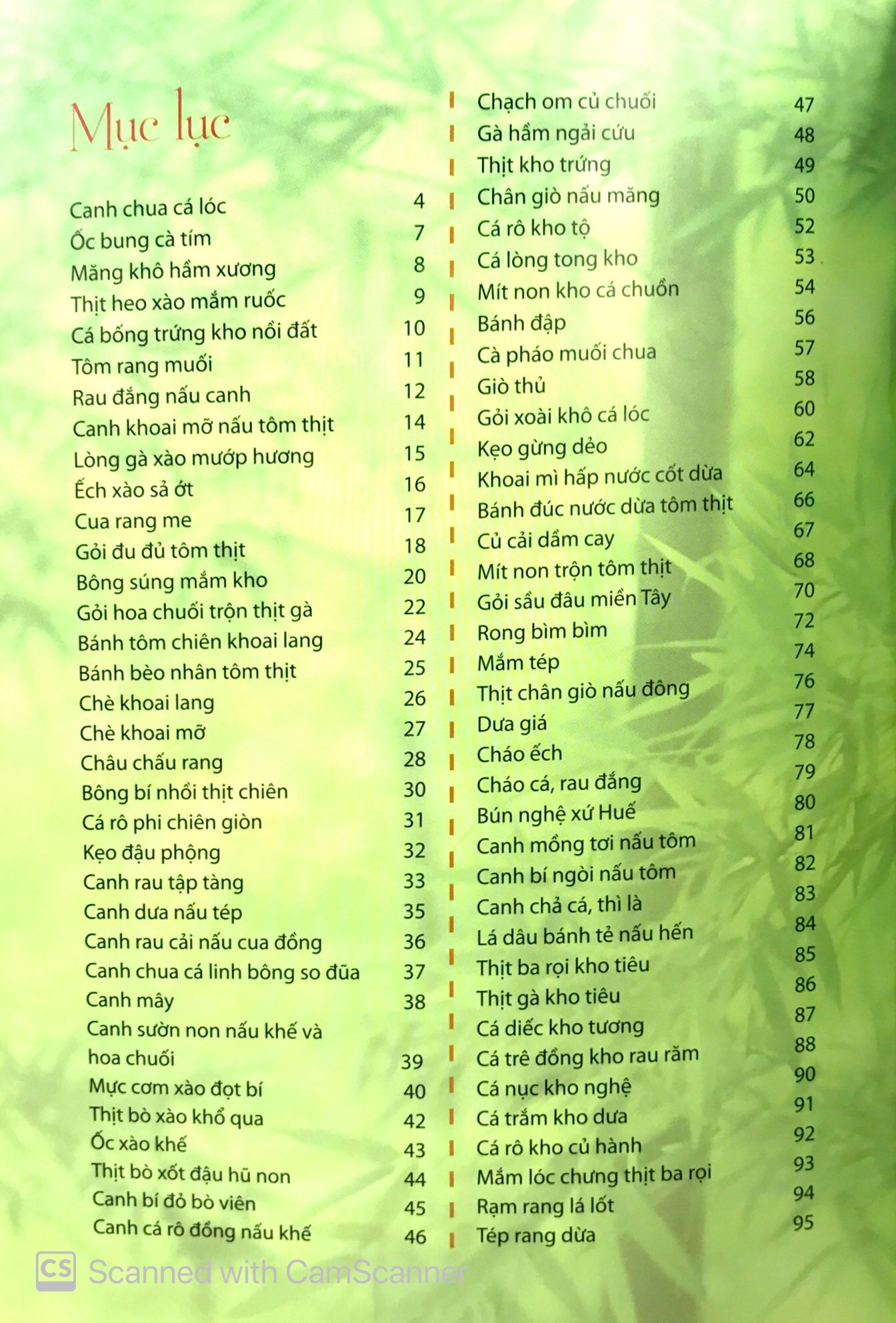 món ngon của mẹ