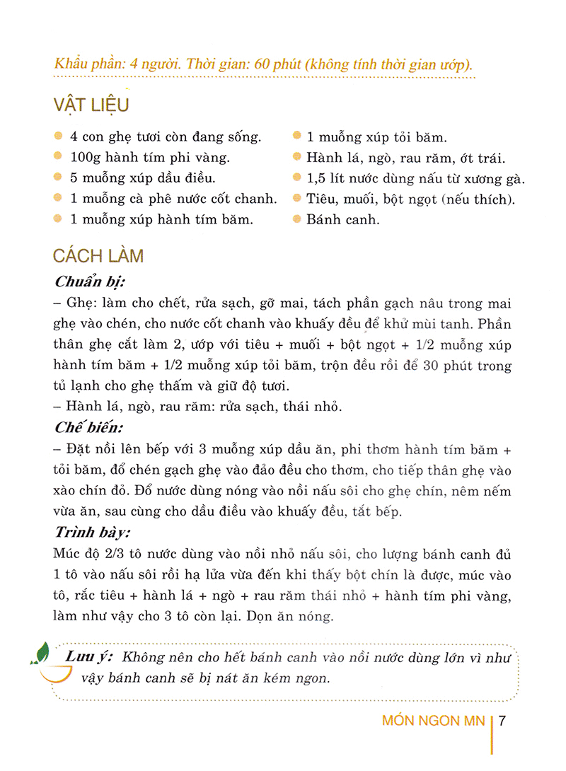 món ngon miền nam