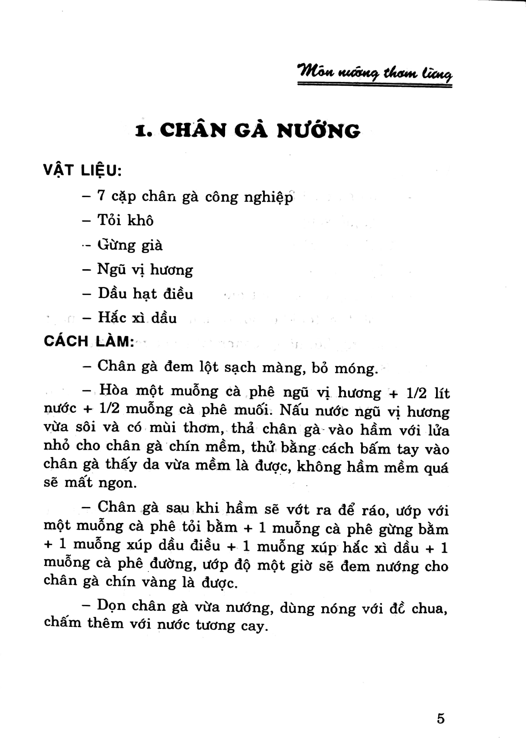 món nướng thơm lừng