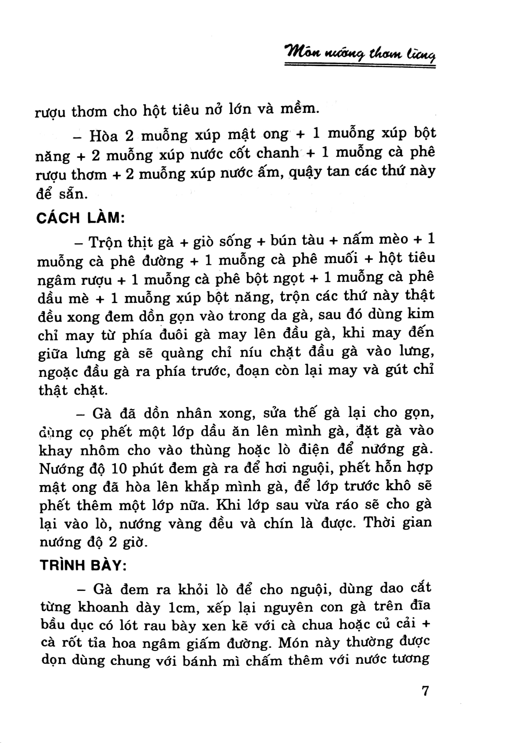 món nướng thơm lừng