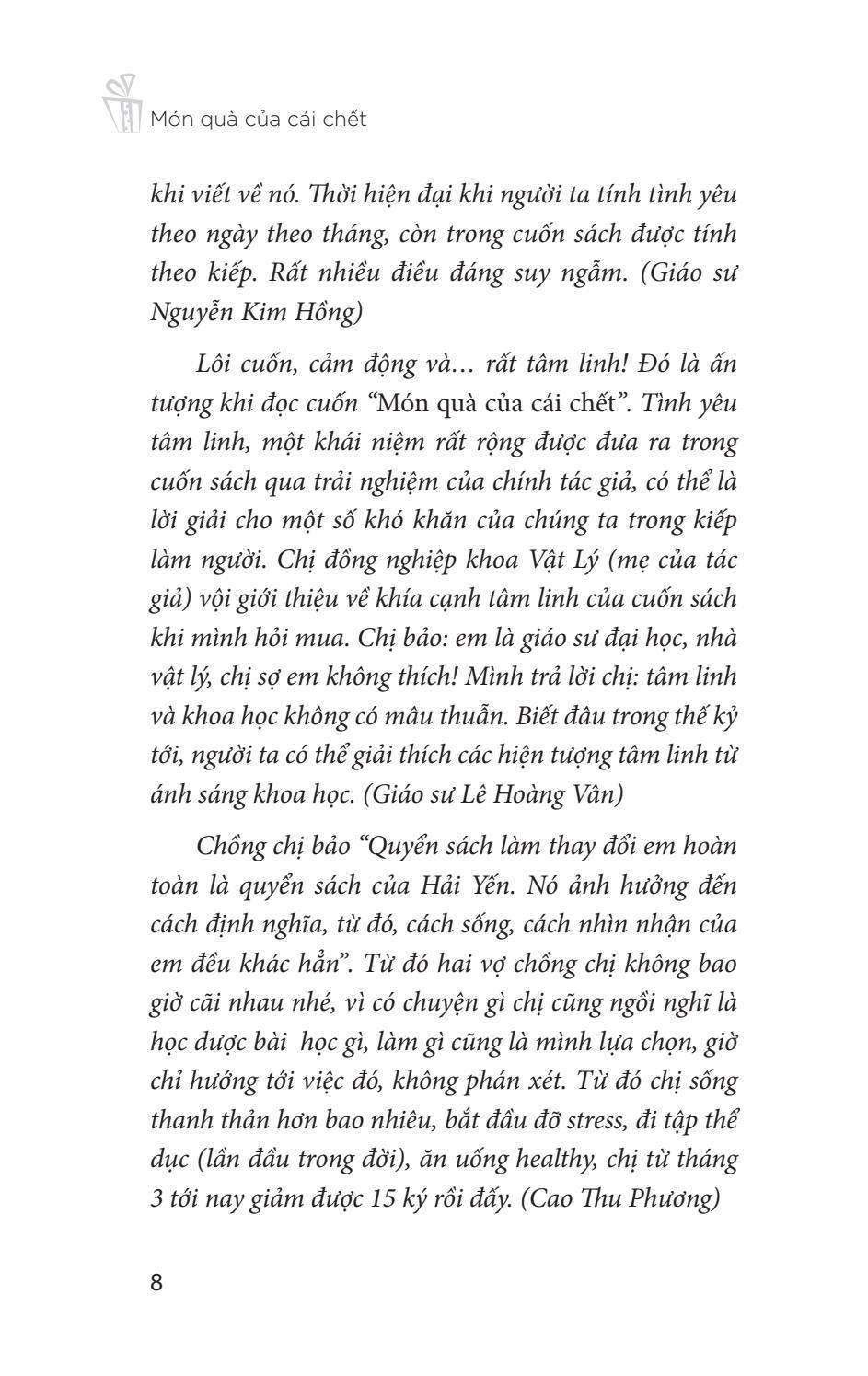 món quà của cái chết - bản chất của cái chết, cuộc sống và tình yêu