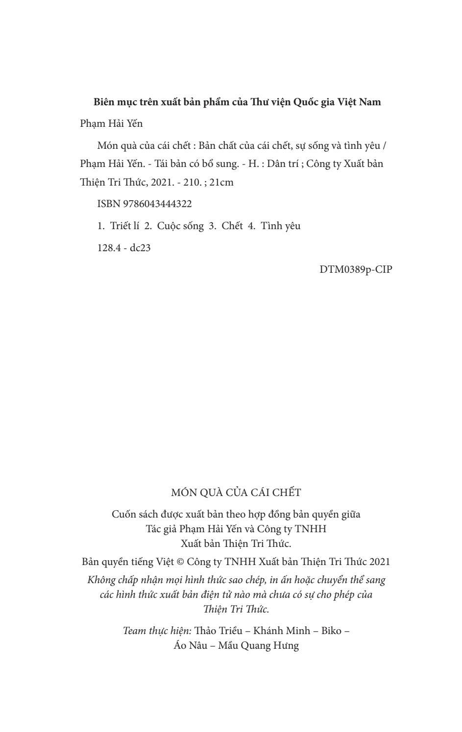 món quà của cái chết - bản chất của cái chết, cuộc sống và tình yêu