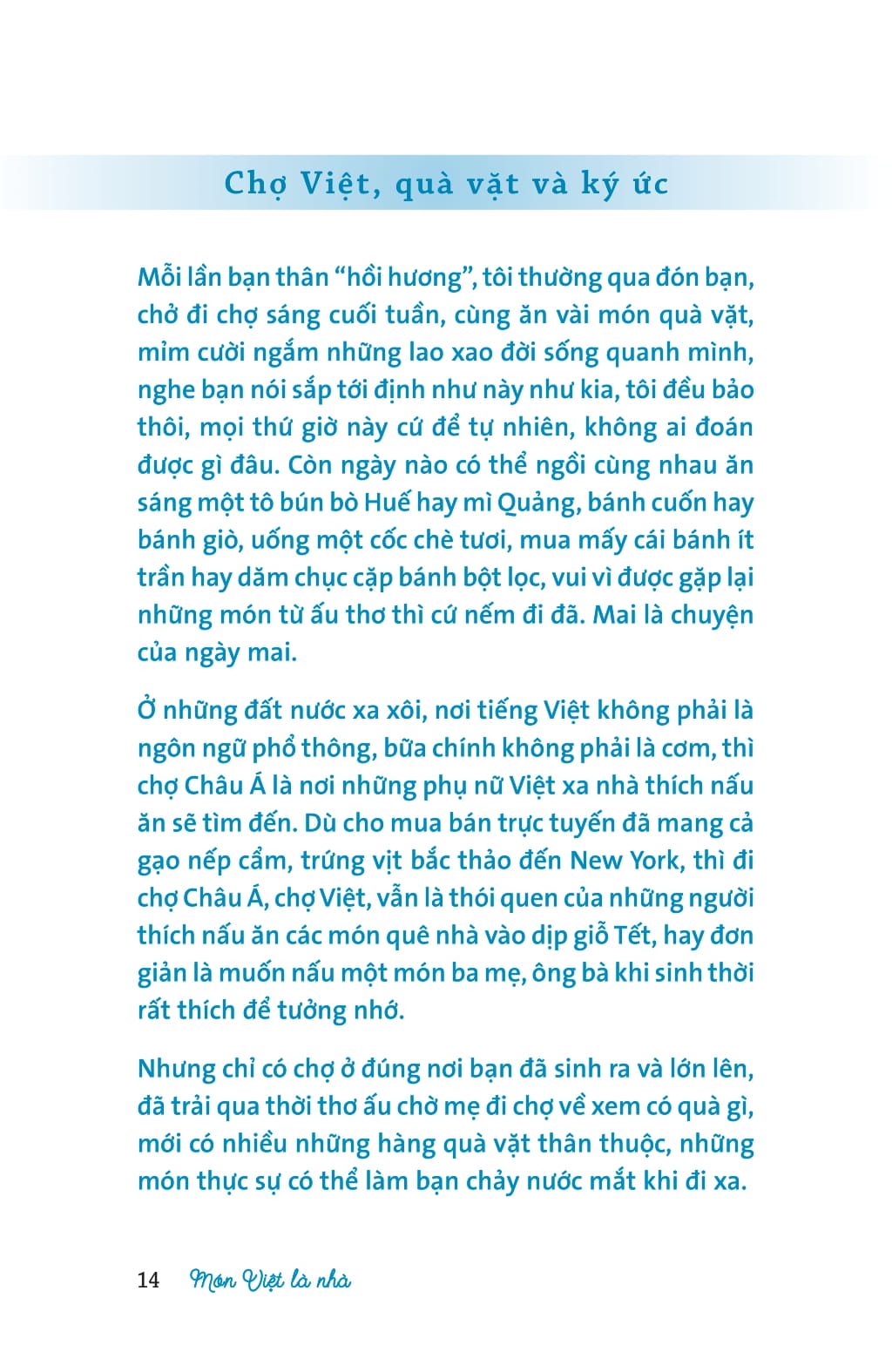 món việt là nhà