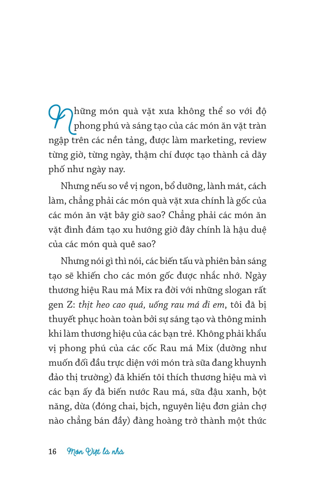 món việt là nhà