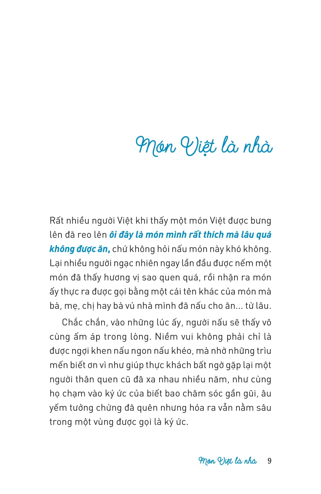 món việt là nhà