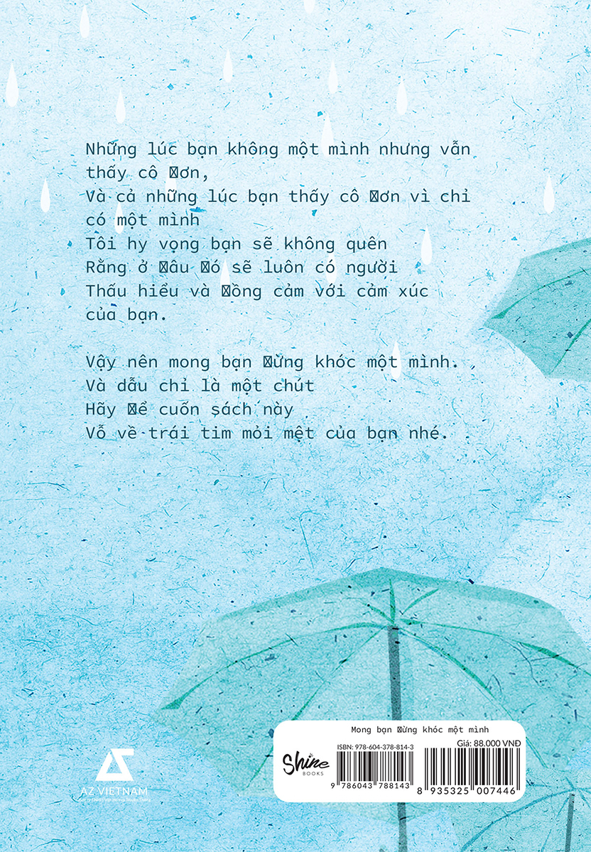 mong bạn đừng khóc một mình