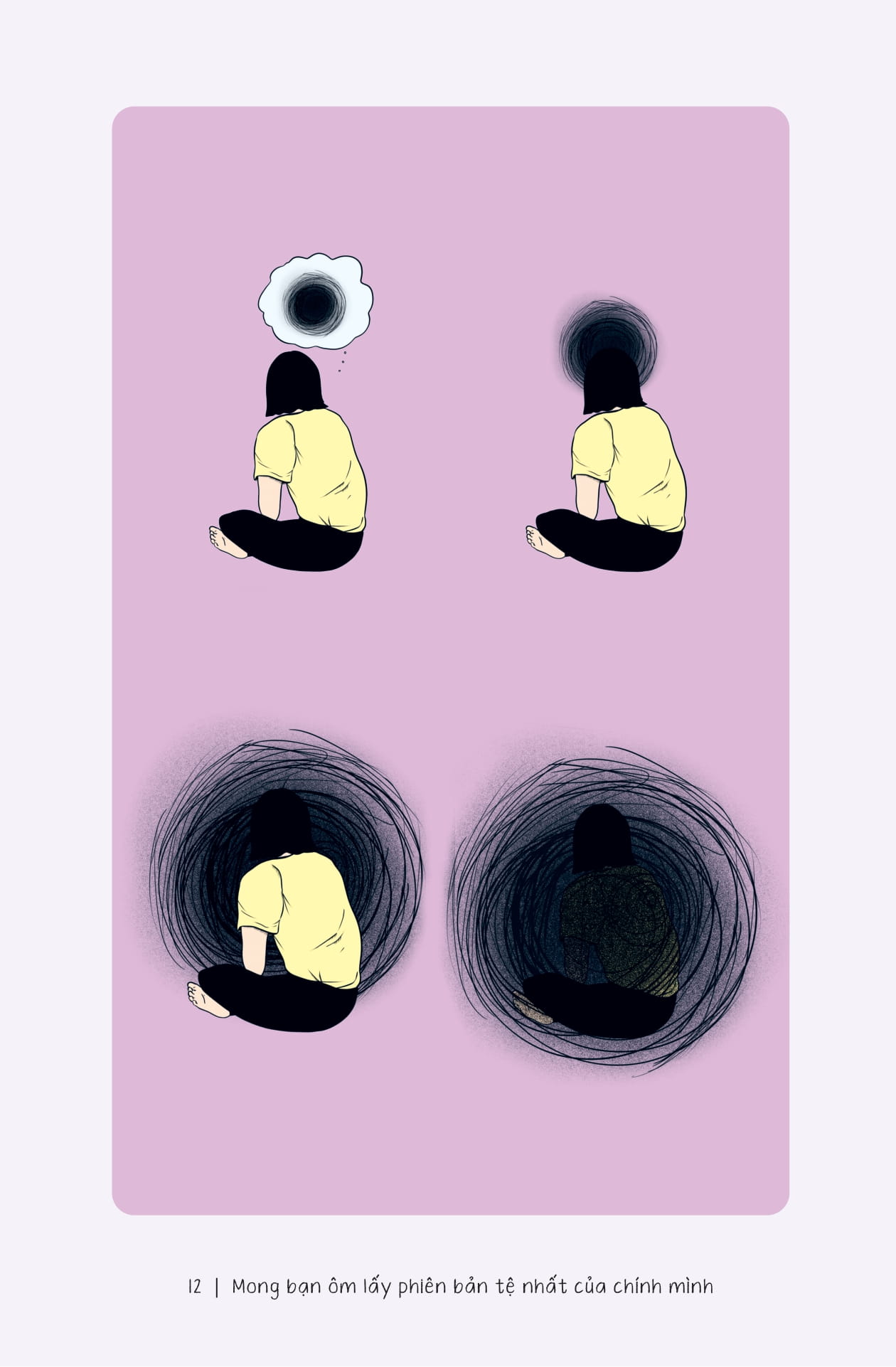 mong bạn ôm lấy phiên bản tệ nhất của chính mình