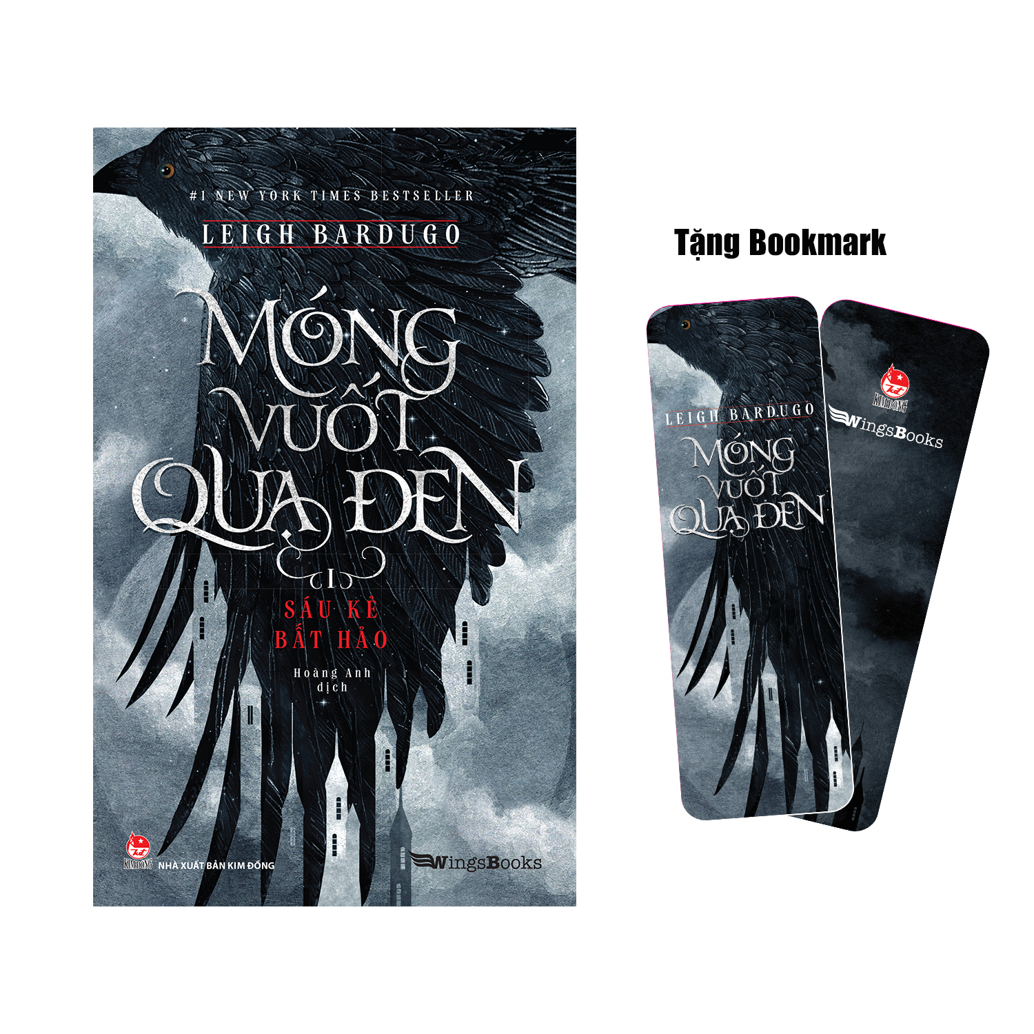 móng vuốt quạ đen - tập 1 - sáu kẻ bất hảo (tái bản 2024) - tặng kèm bookmark