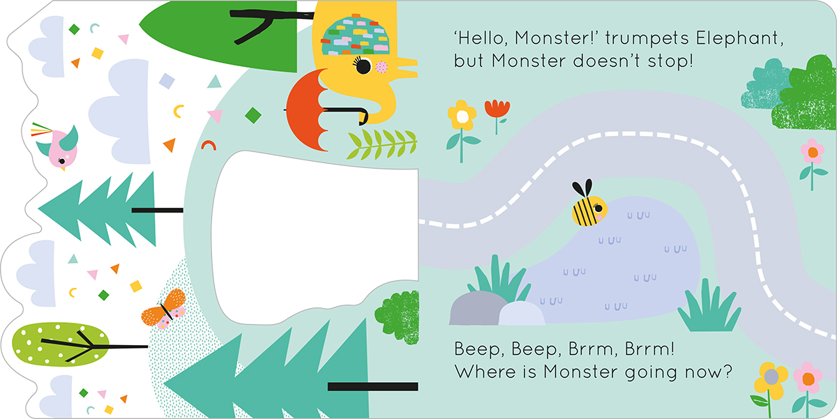 monster dash! (tiny town push and play)