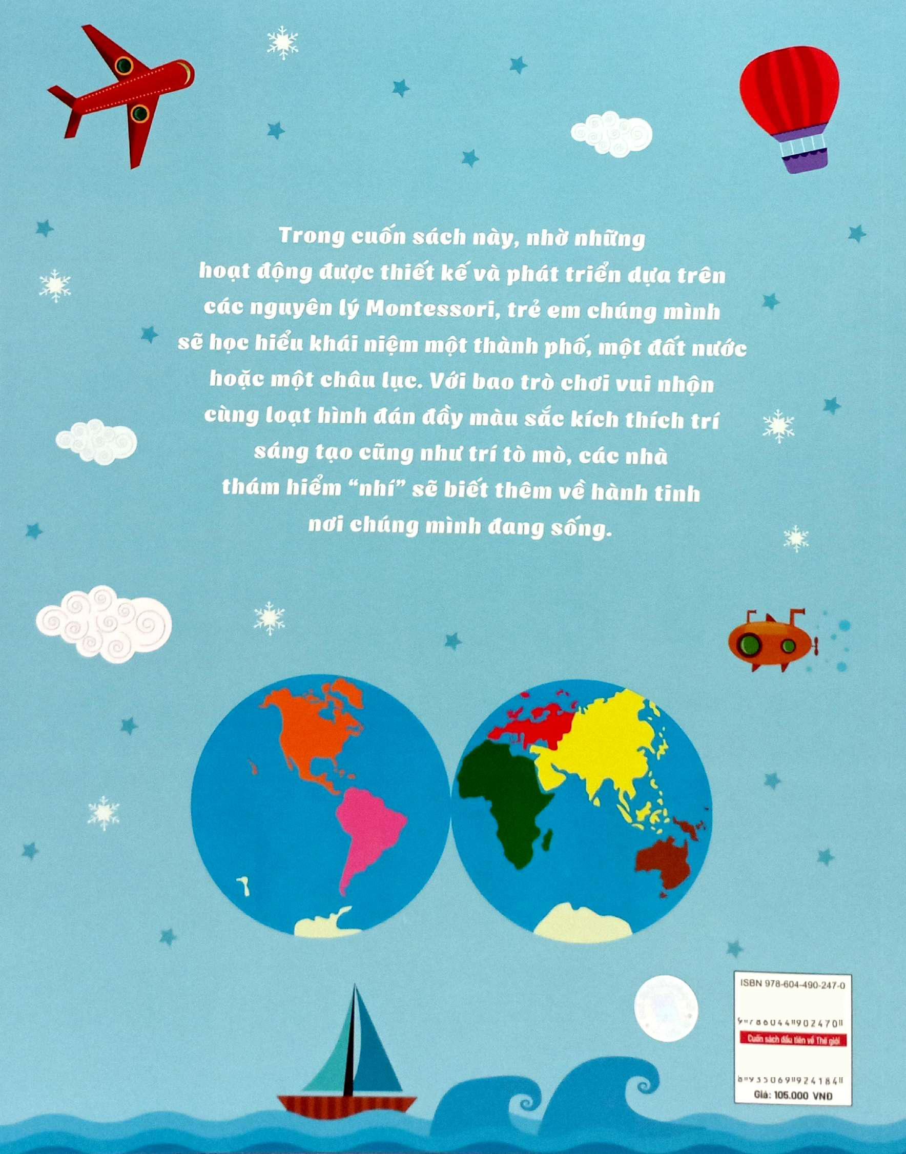 montessori - cuốn sách đầu tiên về thế giới dành cho trẻ