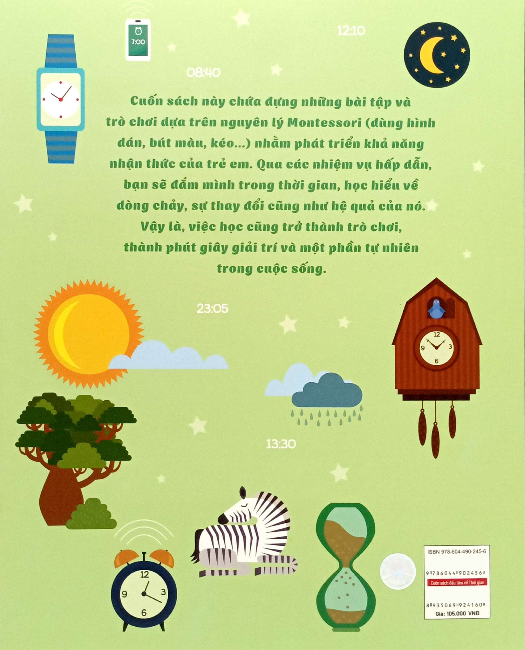 montessori - cuốn sách đầu tiên về thời gian dành cho trẻ