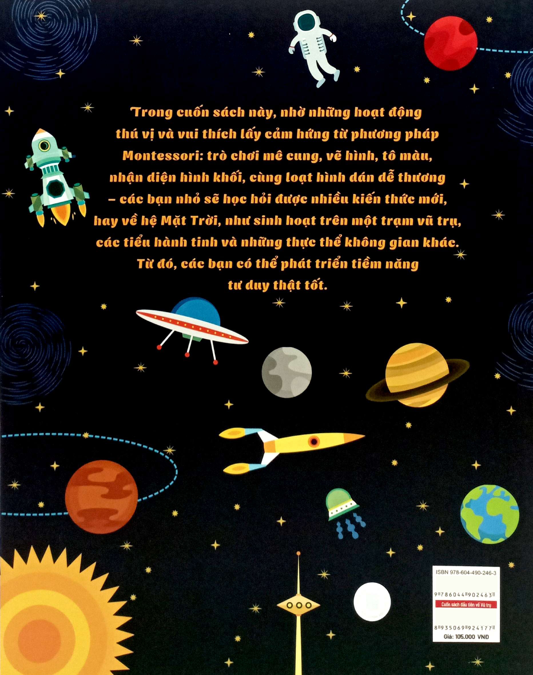 montessori - cuốn sách đầu tiên về vũ trụ dành cho trẻ