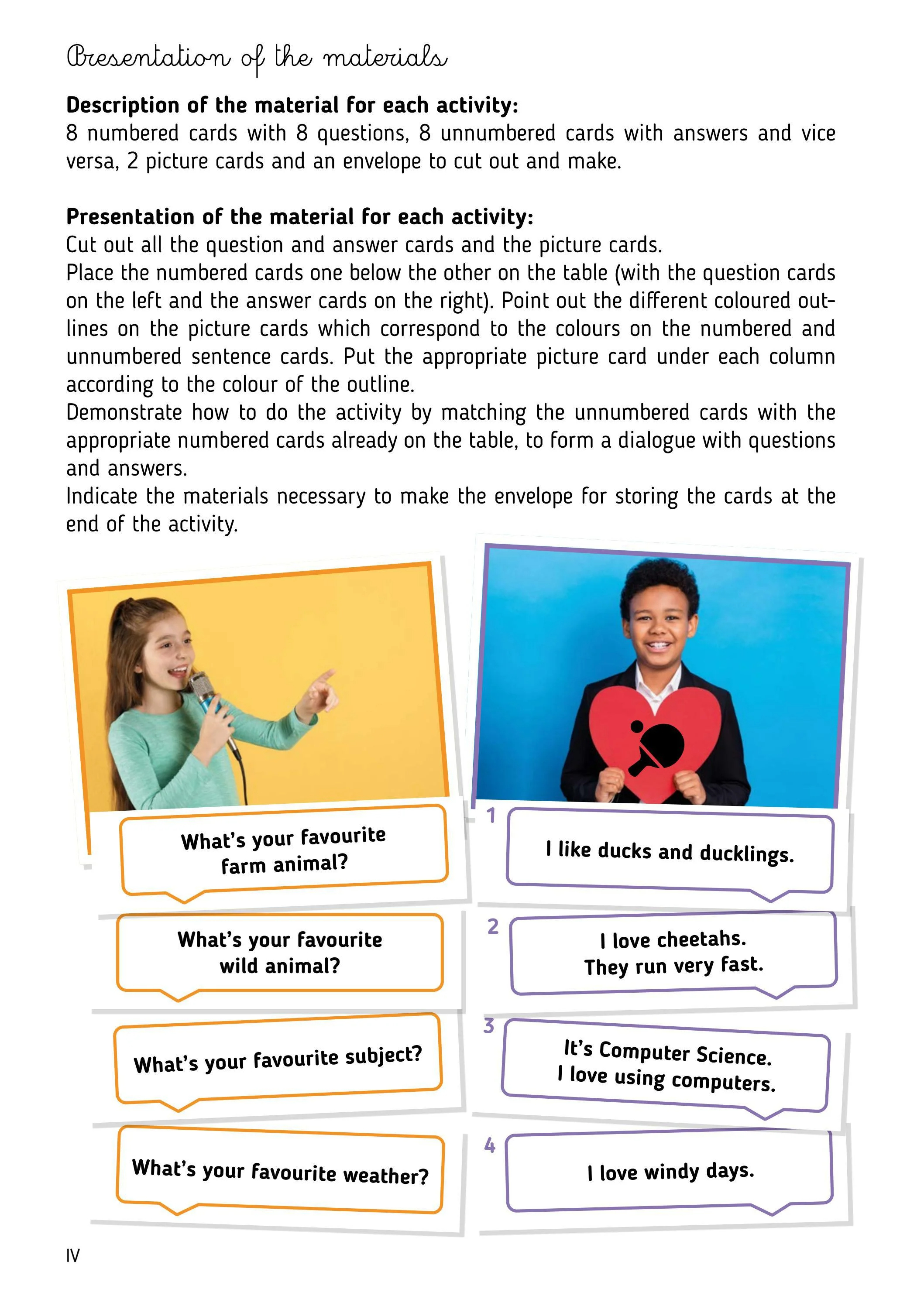 montessori english dialogues