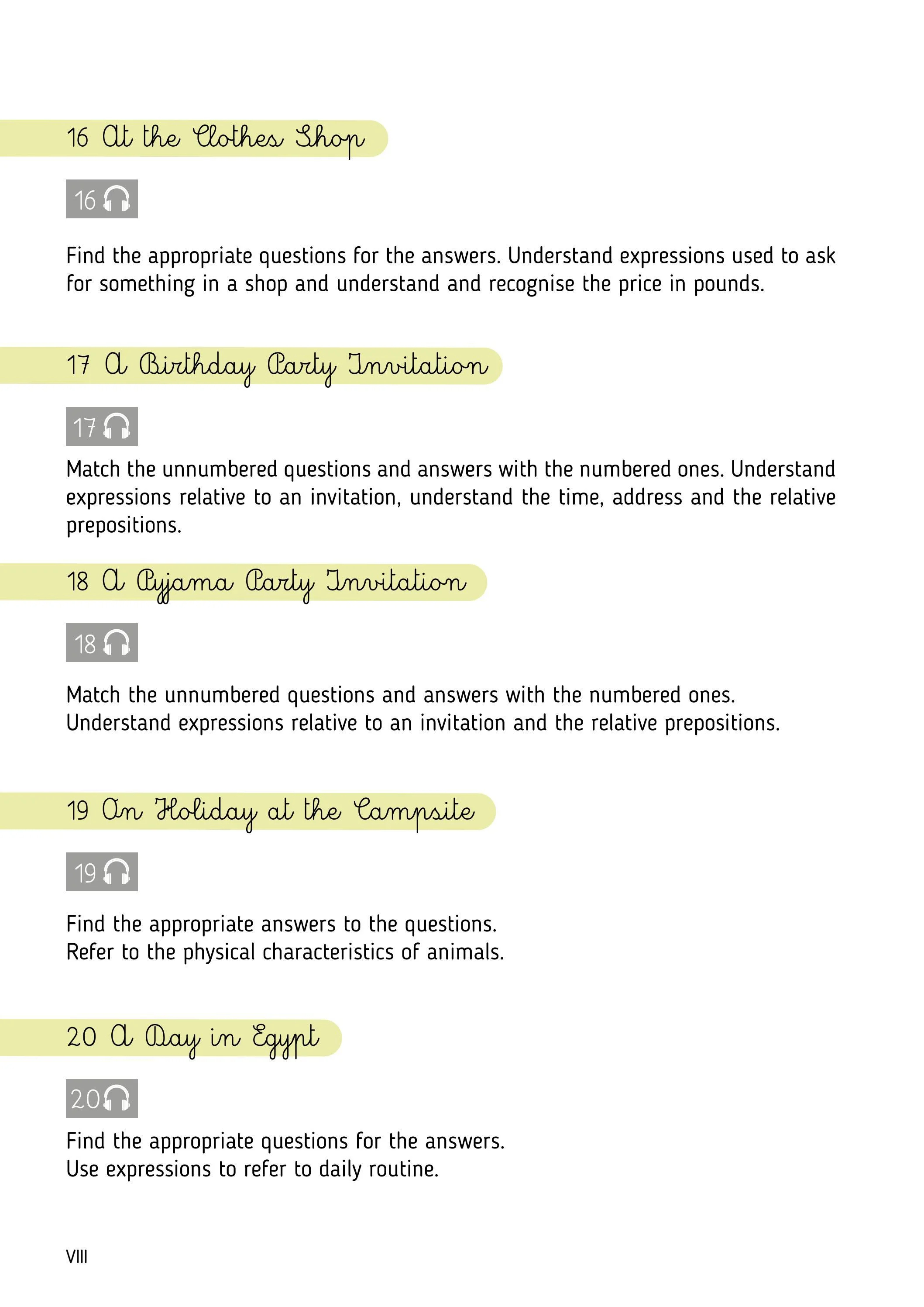 montessori english dialogues