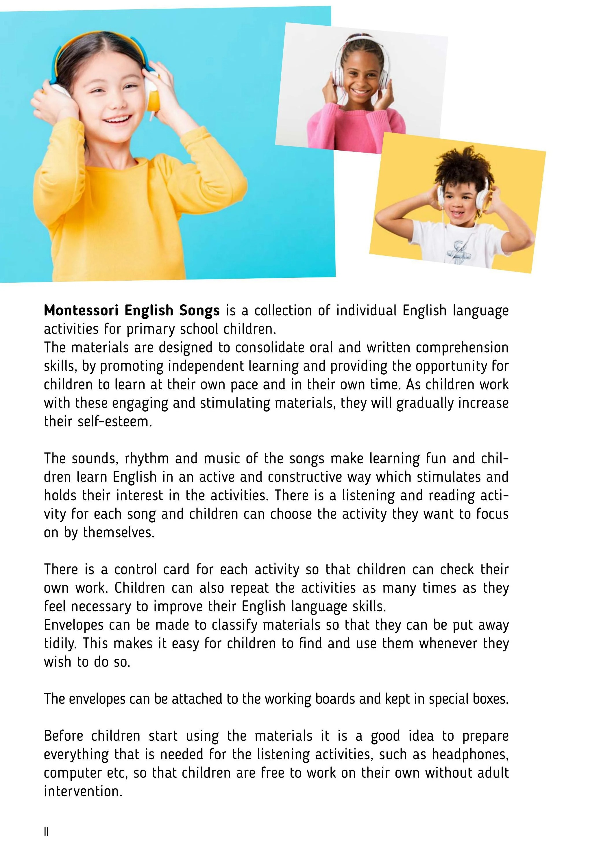 montessori english songs