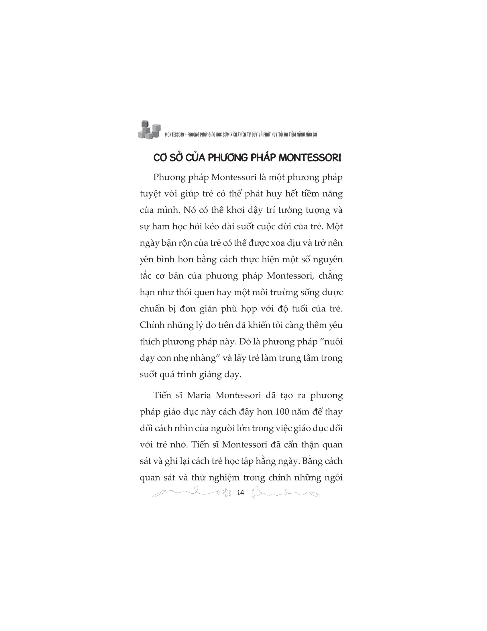 Montessori - Phương Pháp Giáo Dục Kích Thích Sớm Phát Huy Tiềm Năng Của Não Bộ