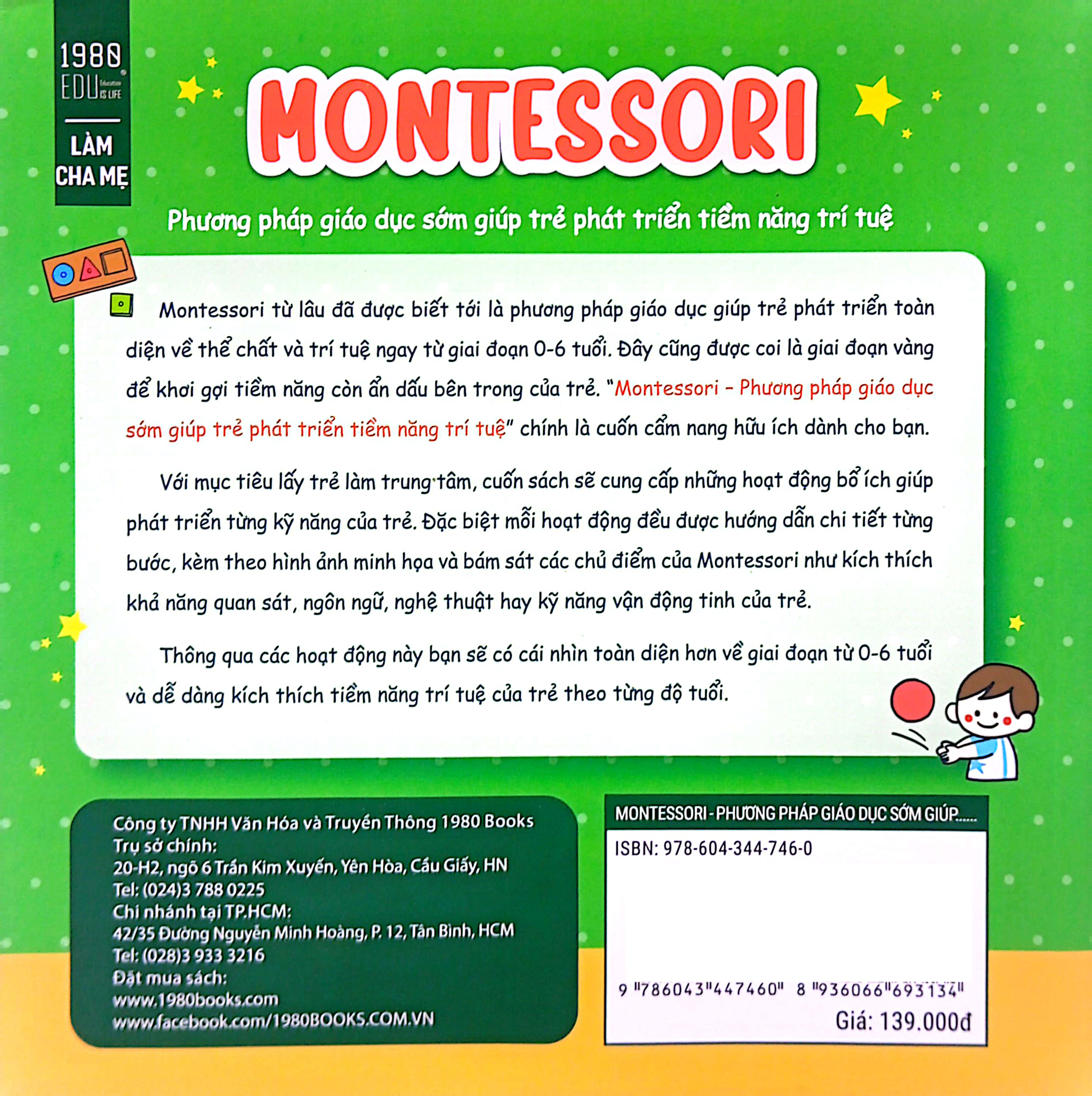 montessori - phương pháp giáo dục sớm giúp trẻ phát triển tiềm năng trí tuệ