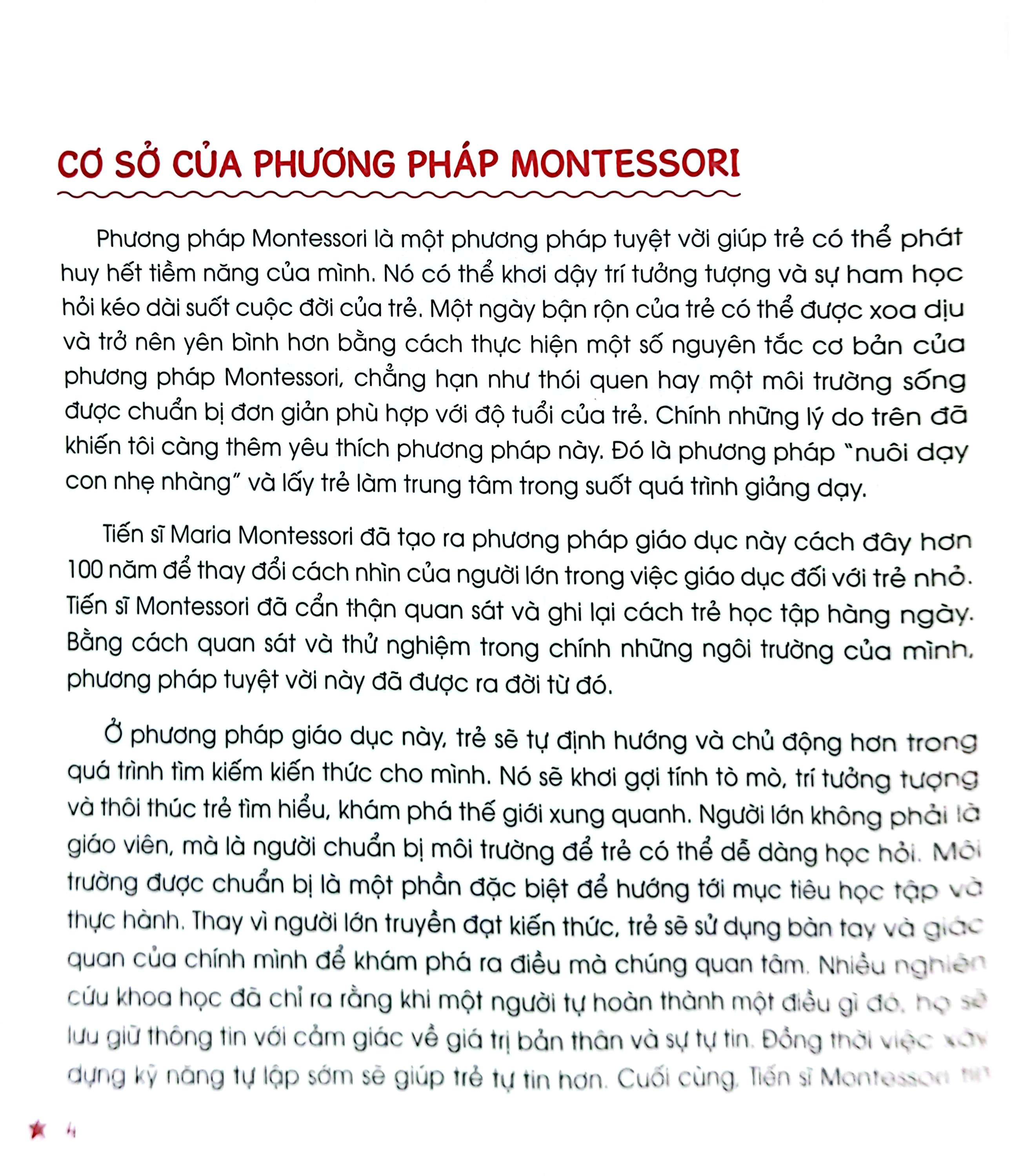 montessori - phương pháp giáo dục sớm giúp trẻ phát triển tiềm năng trí tuệ