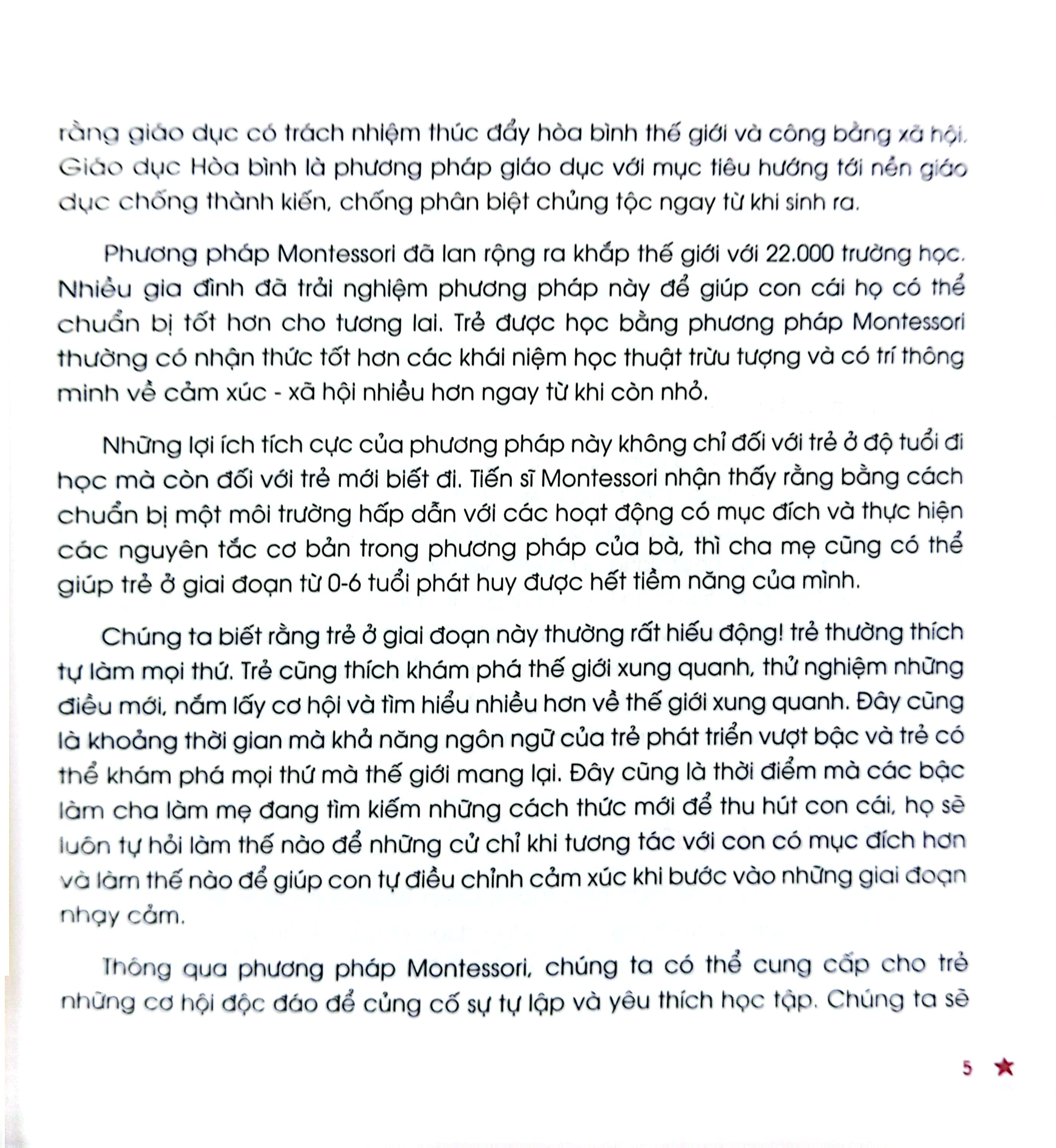 montessori - phương pháp giáo dục sớm giúp trẻ phát triển tiềm năng trí tuệ