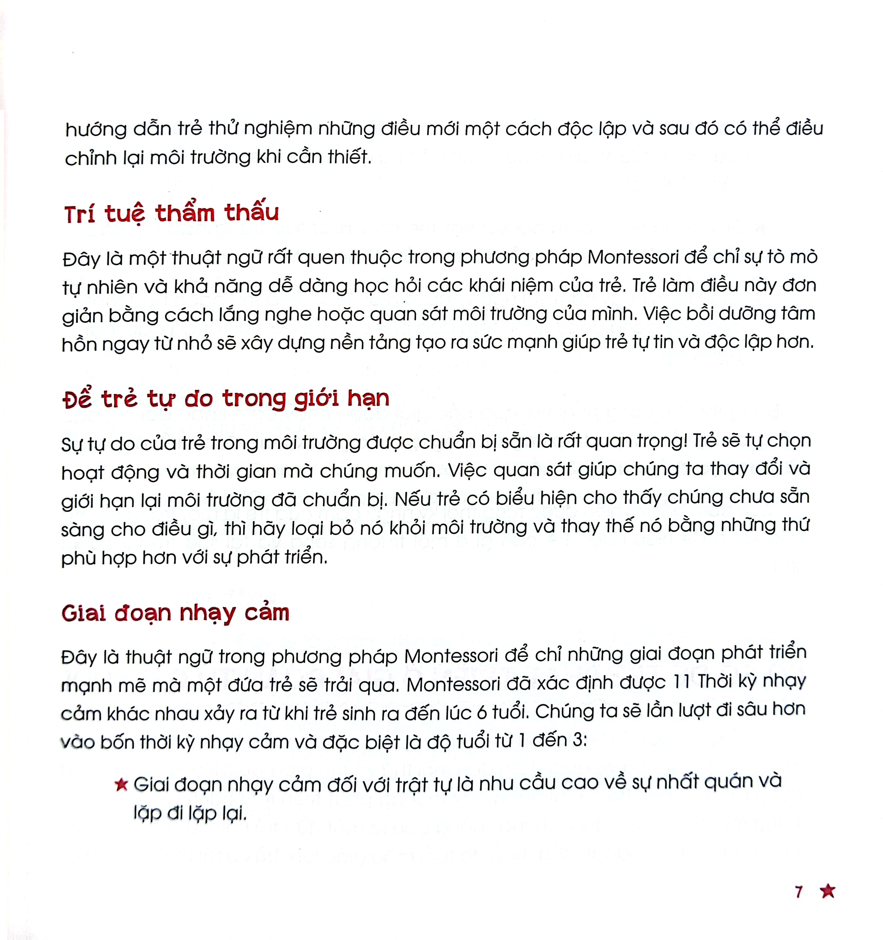 montessori - phương pháp giáo dục sớm giúp trẻ phát triển tiềm năng trí tuệ