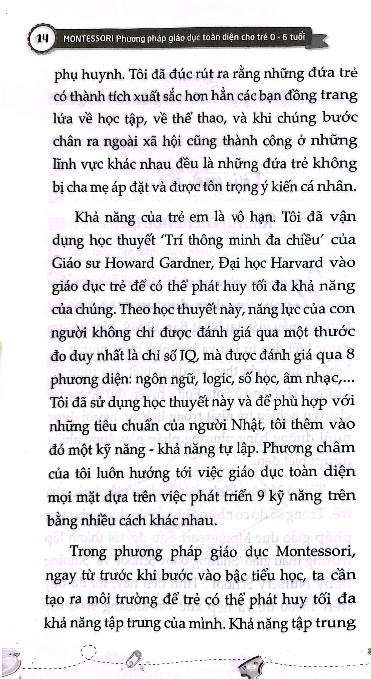 montessori - phương pháp giáo dục toàn diện cho trẻ 0-6 tuổi (tái bản 2024)