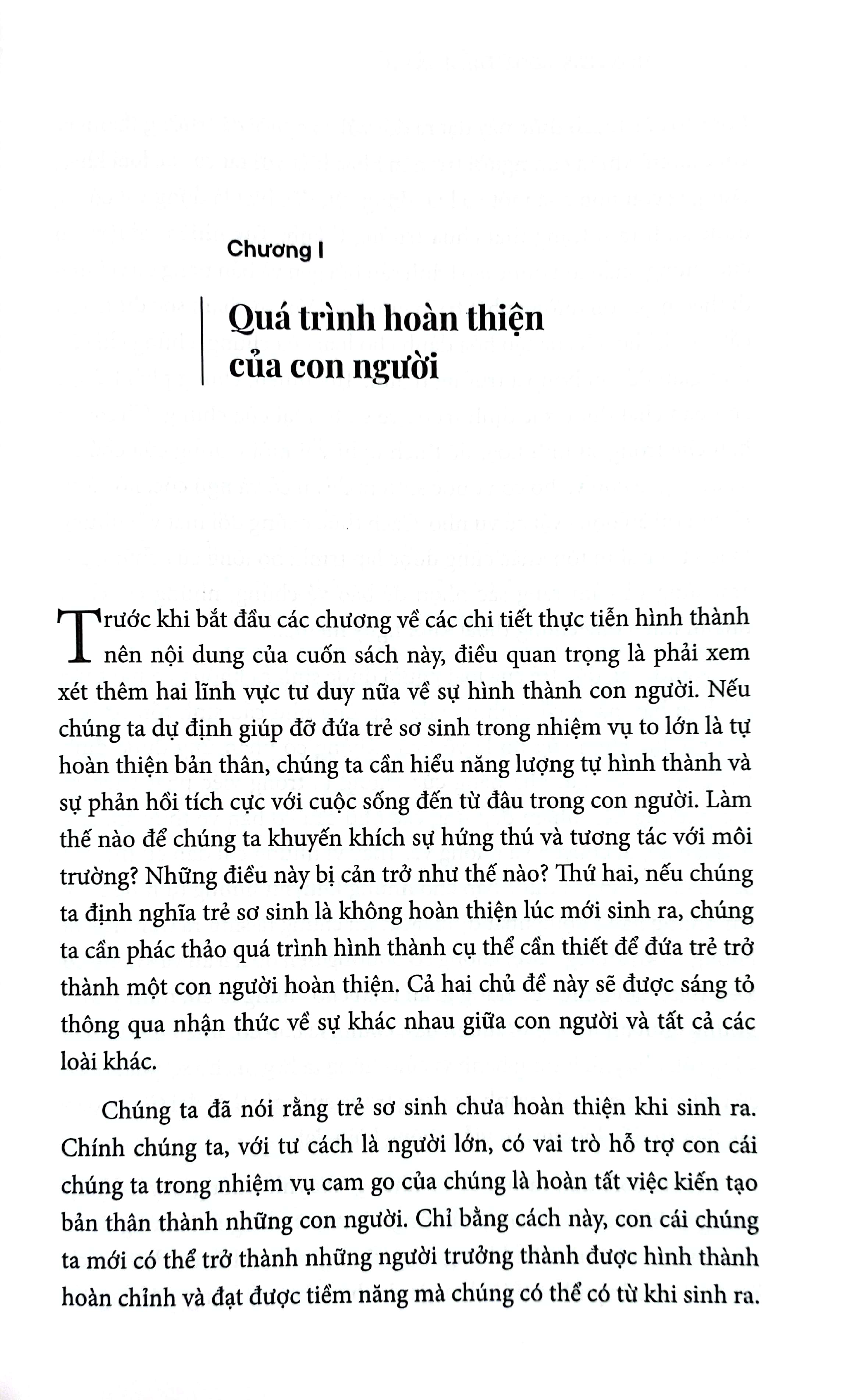 montessori từ điểm bắt đầu - giáo dục đứa trẻ trong gia đình, từ khi sinh ra đến 3 tuổi