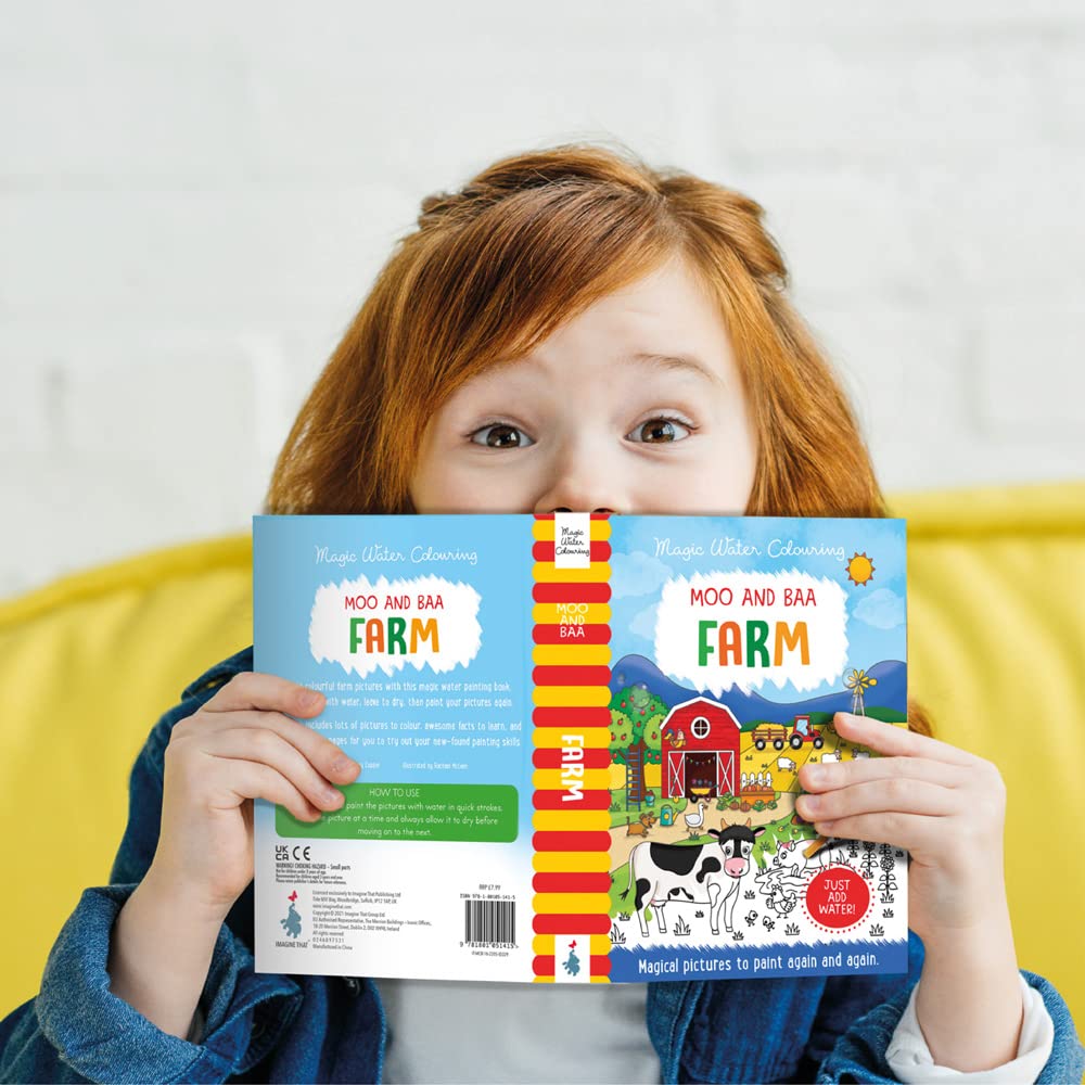 moo and baa - farm (magic water colouring)