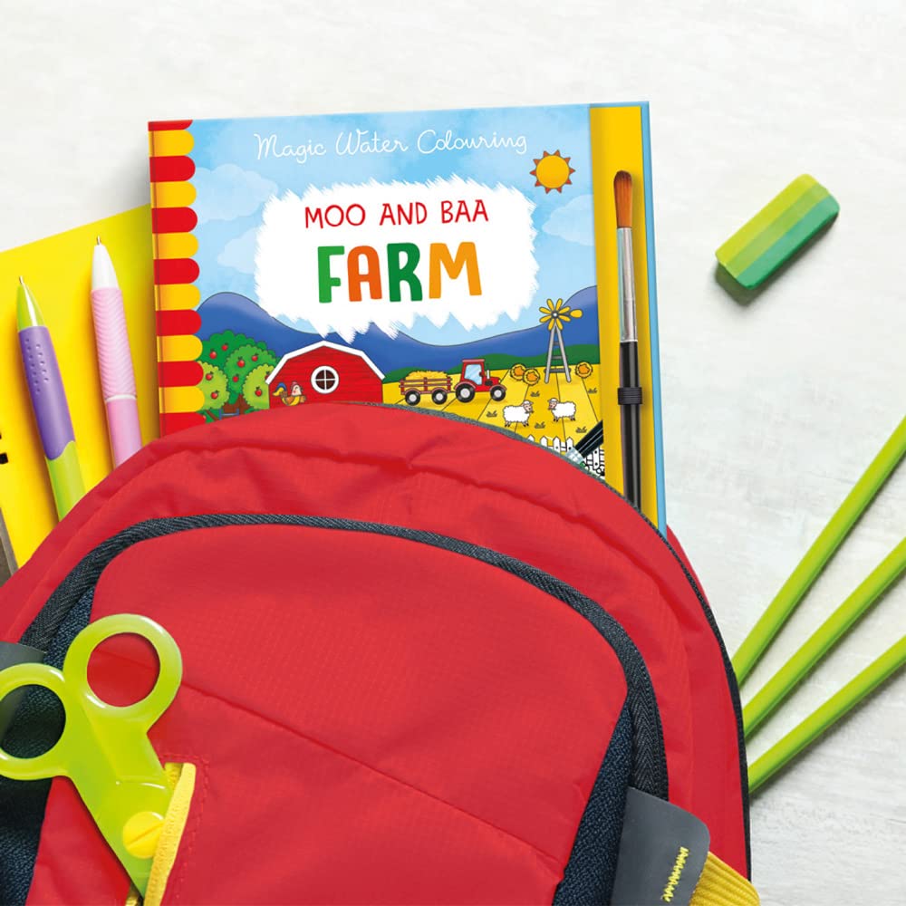 moo and baa - farm (magic water colouring)