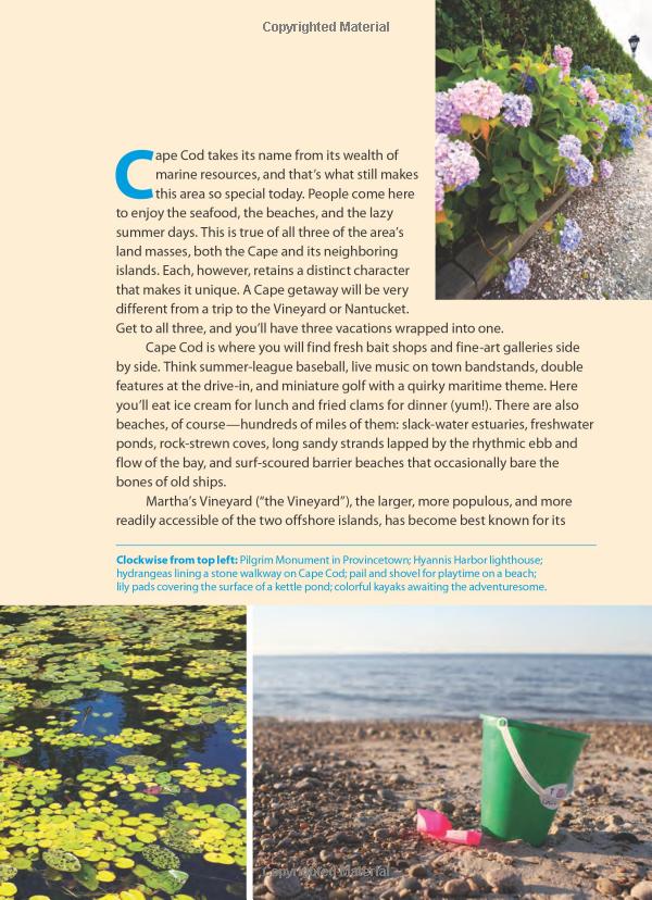 moon cape cod, martha's vineyard & nantucket (fifth edition) (travel guide)