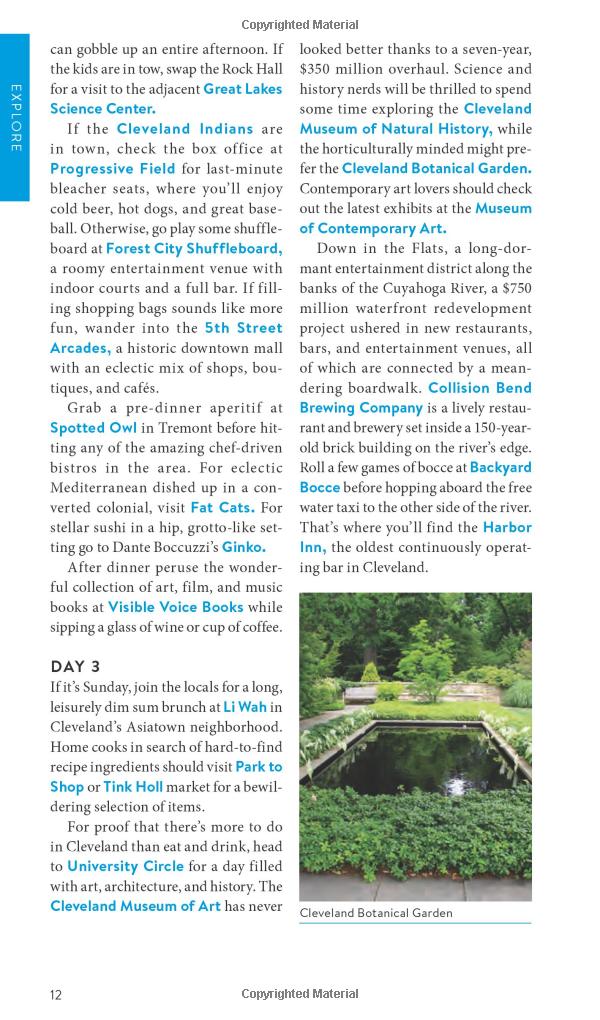 moon cleveland (third edition) (travel guide)