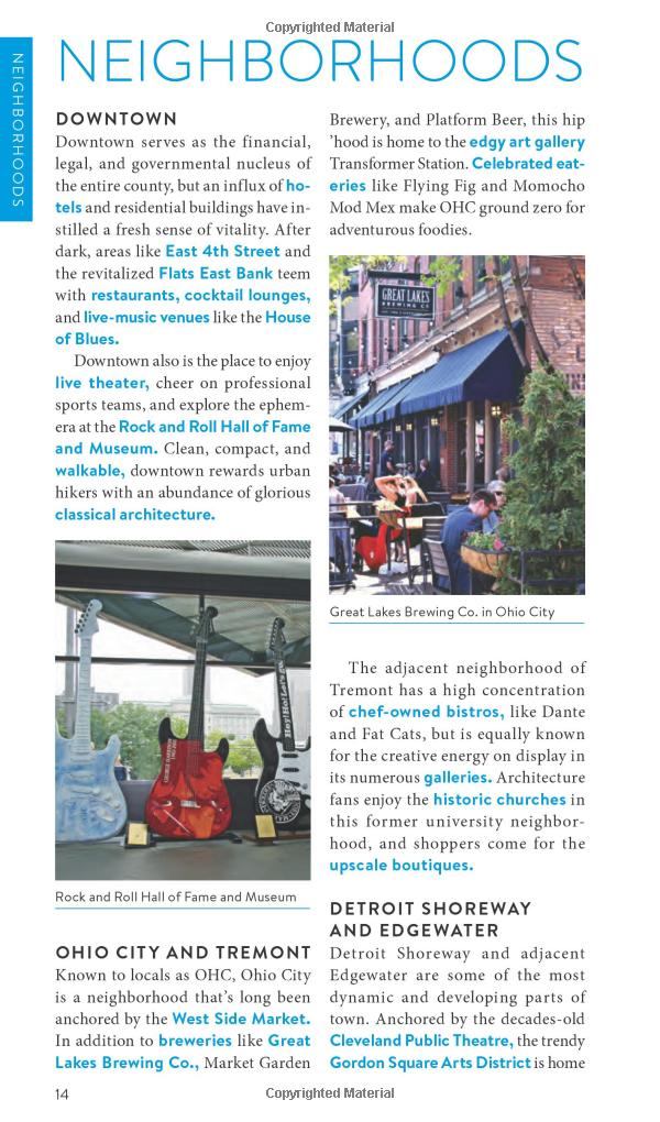 moon cleveland (third edition) (travel guide)