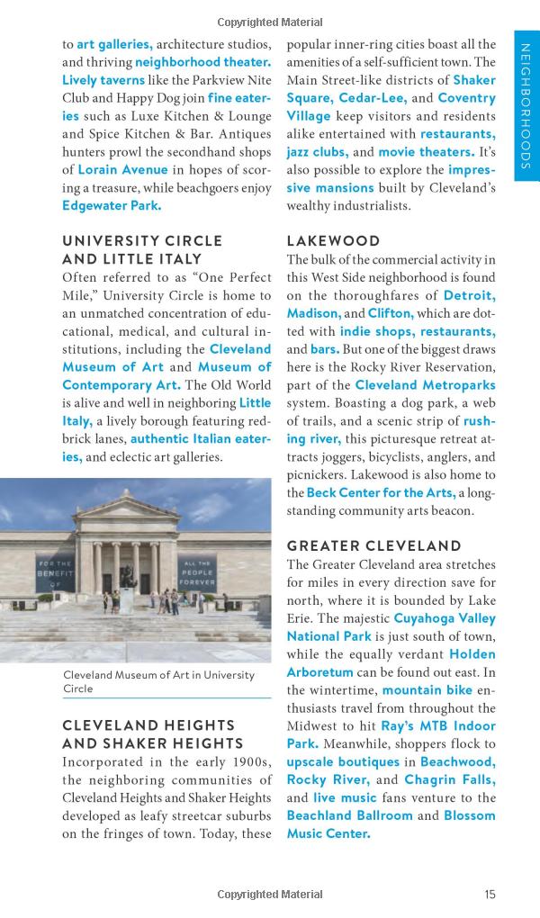 moon cleveland (third edition) (travel guide)