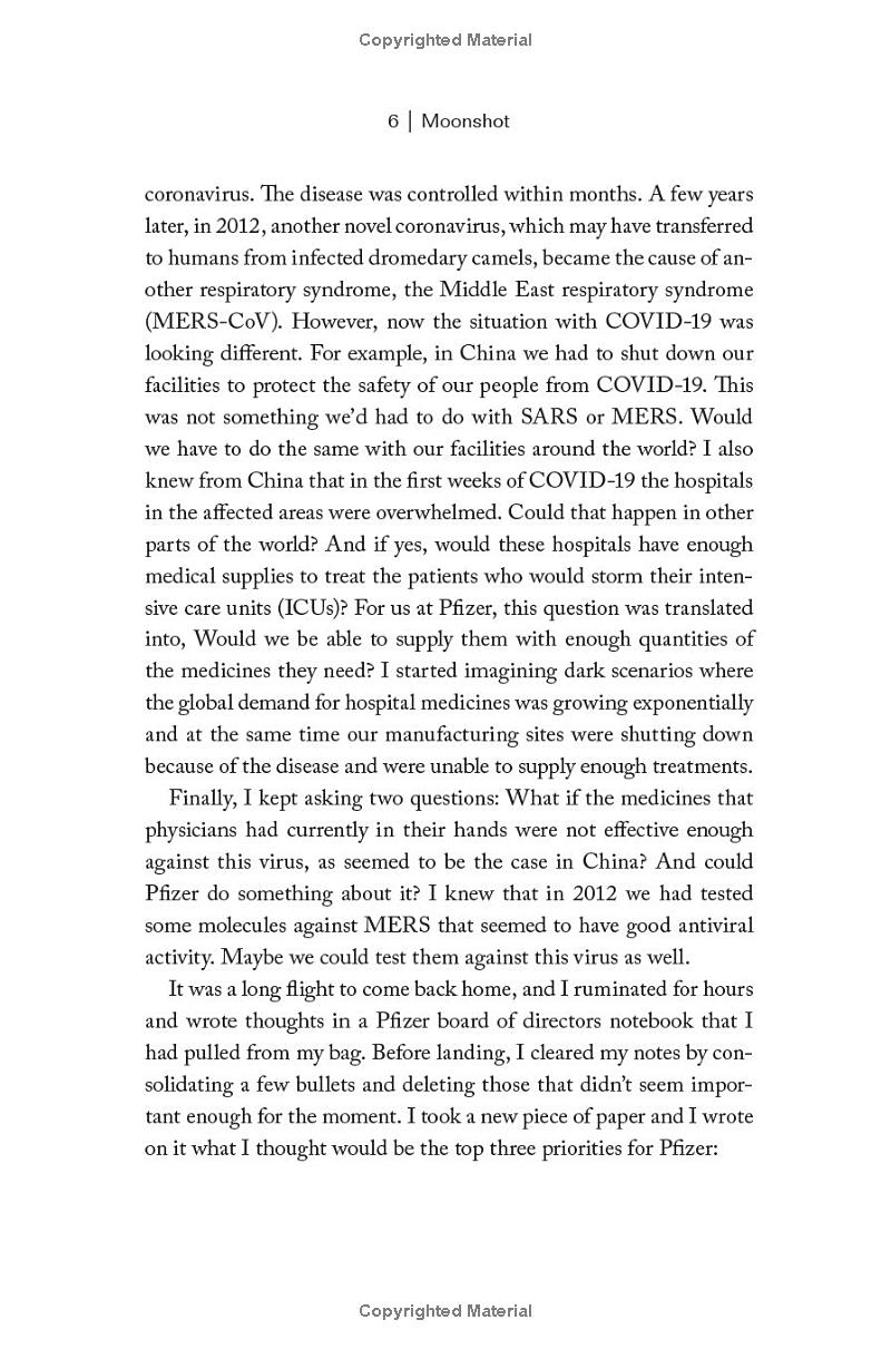 moonshot: inside pfizer's nine-month race to make the impossible possible