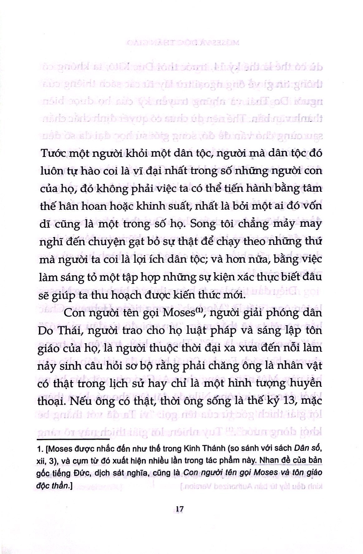 moses và độc thần giáo