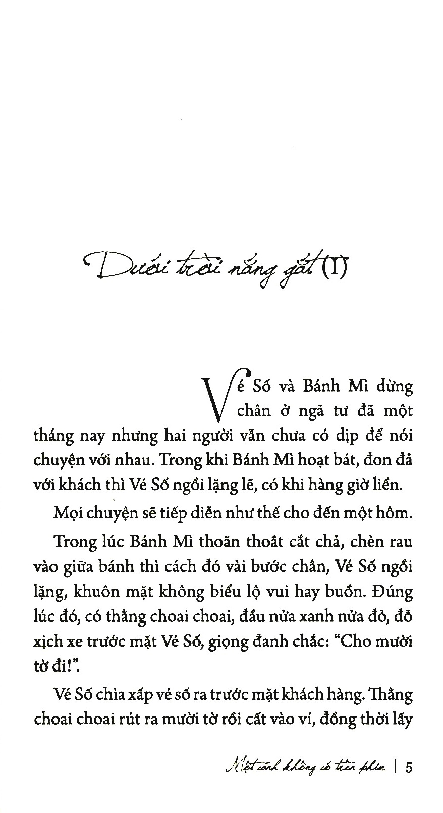 một cảnh không có trên phim