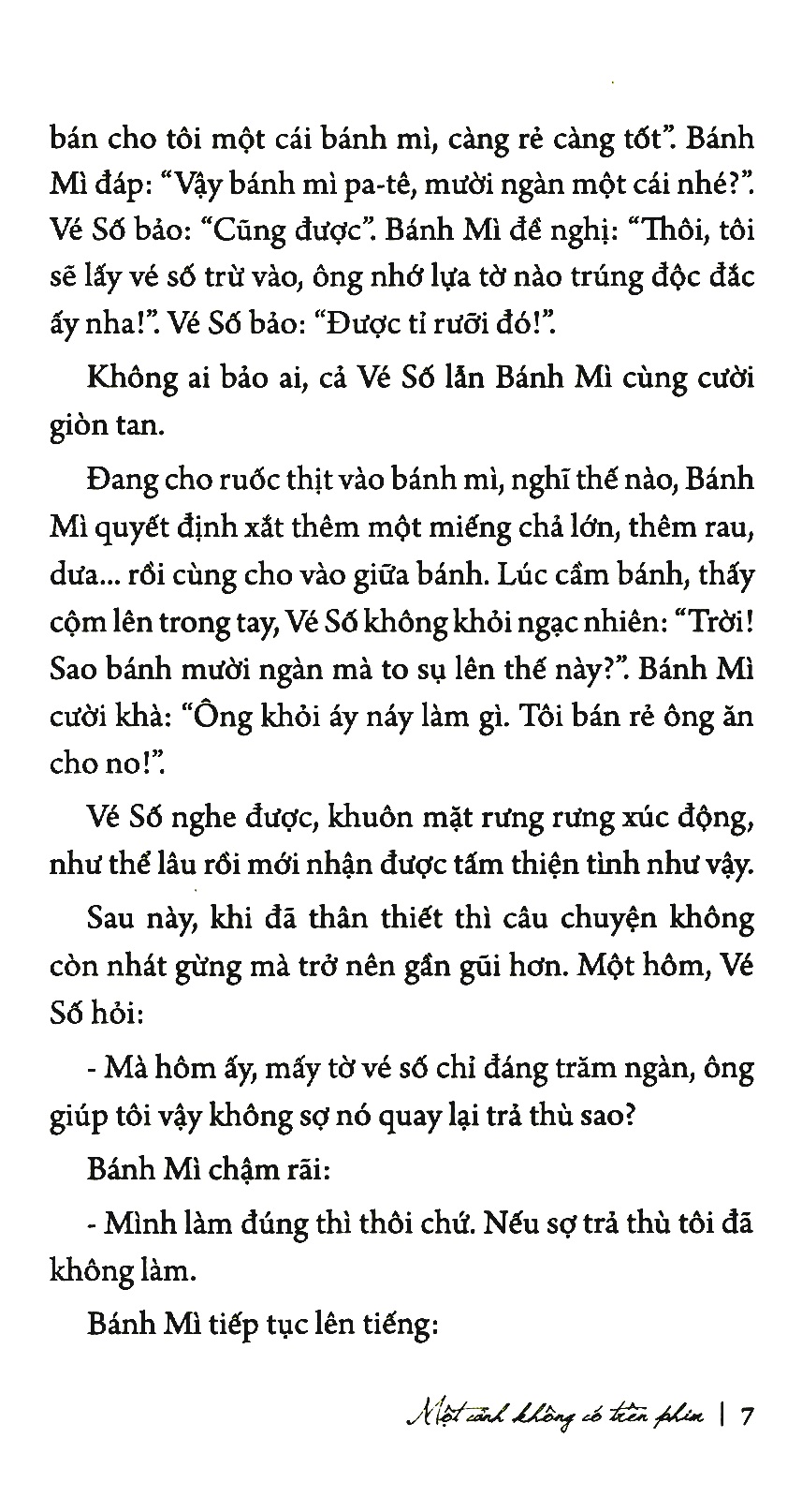 một cảnh không có trên phim